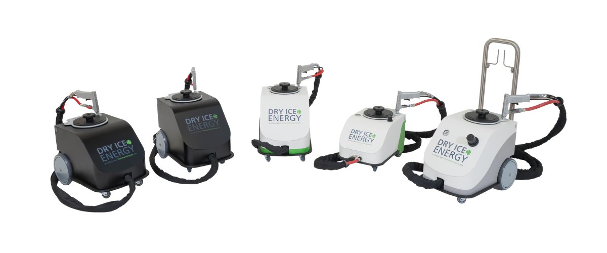 Trockeneisstrahlgeräte